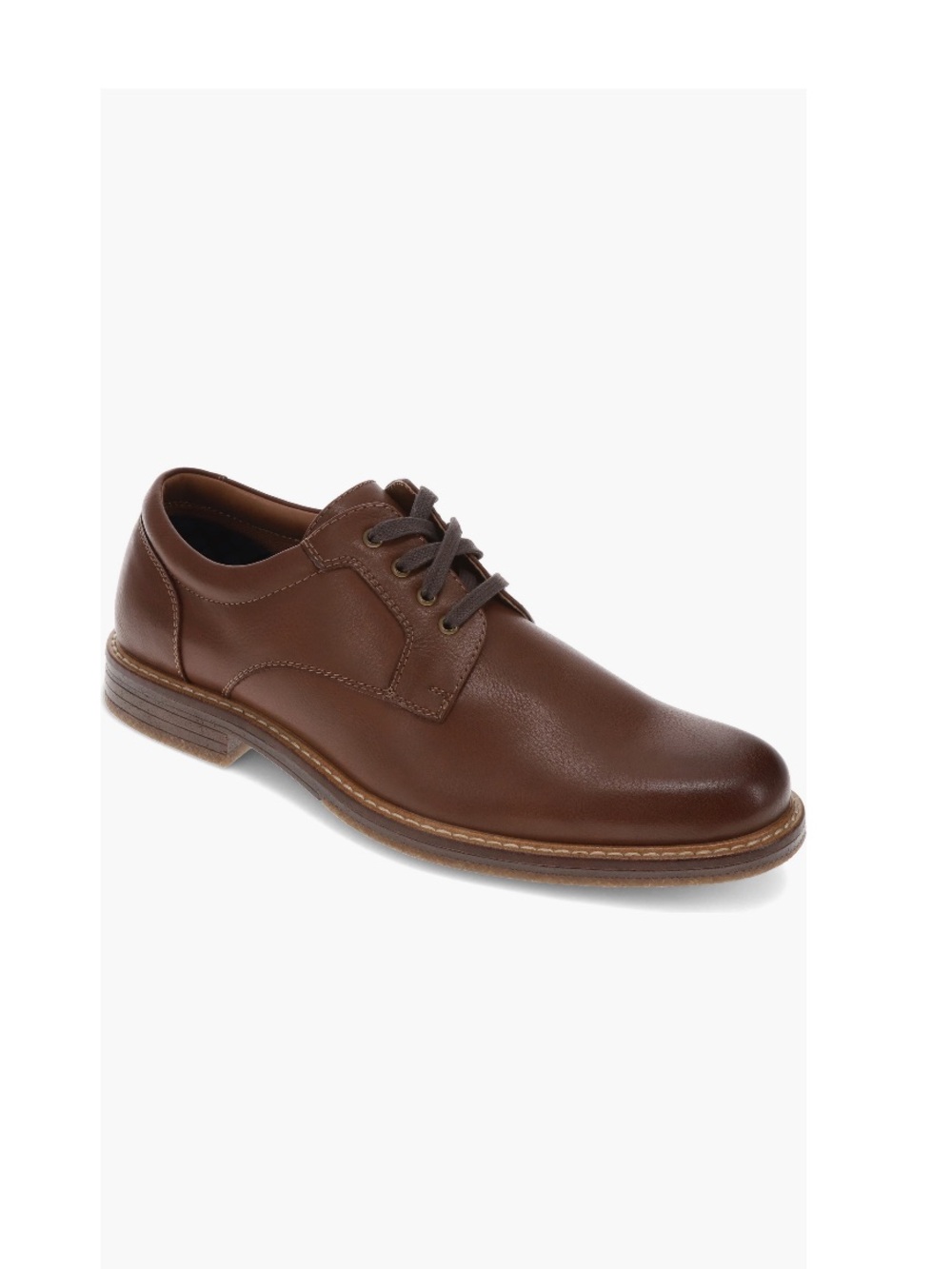 Dockers Handel Plain Toe Derby Dark Tan Men’s Size 10